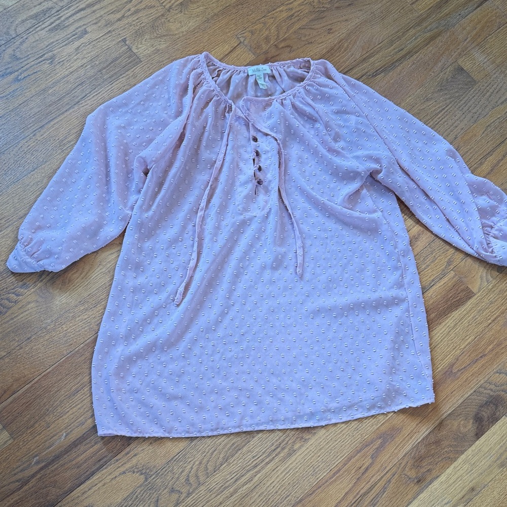 Matilda Jane, Women's Pink Blouse, size medium